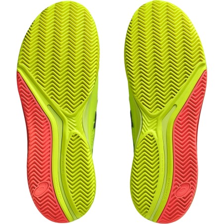 Chaussures ASICS Homme GEL-RESOLUTION 9 PARIS Terre Battue Fluo AH 2024