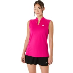 Débardeur ASICS Femme COURT TANK Rose PE 2025