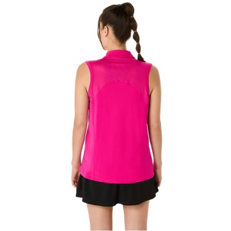 Débardeur ASICS Femme COURT TANK Rose PE 2025