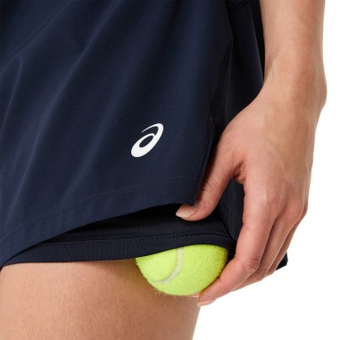 Short Tennis ASICS Femme COURT 2-N-1 Marine PE...
