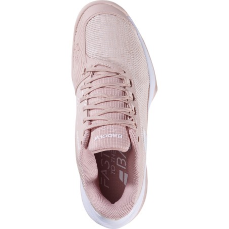 Chaussures BABOLAT Femme JET TERE 2 Toutes Surfaces Rose / Blanc PE 2025