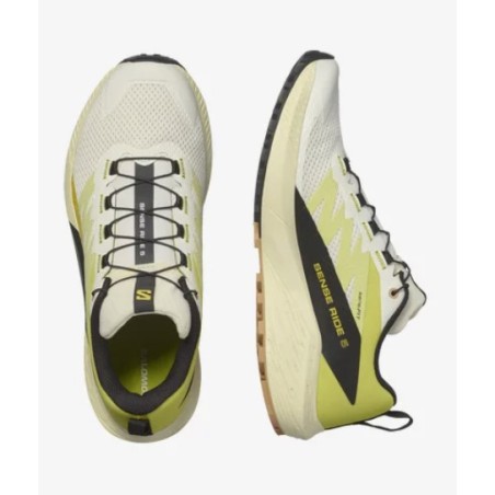 Chaussures Running SALOMON Homme SENSE RIDE 5 Jaune / Beige PE 2024