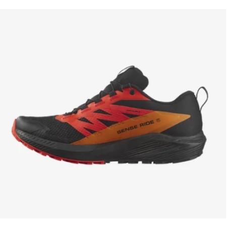 Chaussures Running SALOMON Homme SENSE RIDE 5 GTX Orange / Noir AH 2023