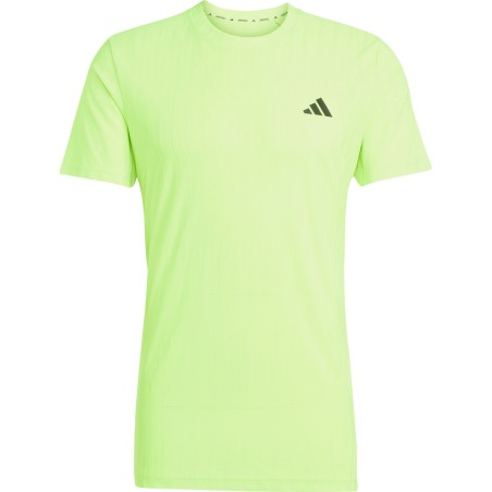 T-Shirt ADIDAS Homme FREELIFT Jaune Fluo PE 2025