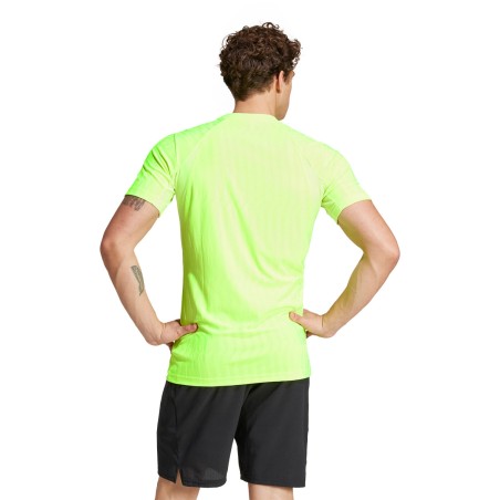 T-Shirt ADIDAS Homme FREELIFT Jaune Fluo PE 2025