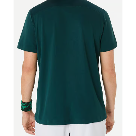 T-Shirts ASICS Homme COURT SS TOP Saxon Green PE 2025