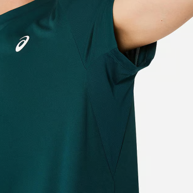 T-Shirts ASICS Homme COURT SS TOP Saxon Green...