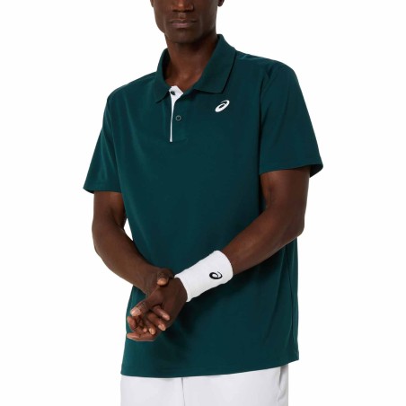 Polo ASICS Homme COURT POLO Saxon Green PE 2025