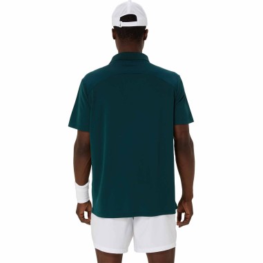 Polo ASICS Homme COURT POLO Saxon Green PE 2025