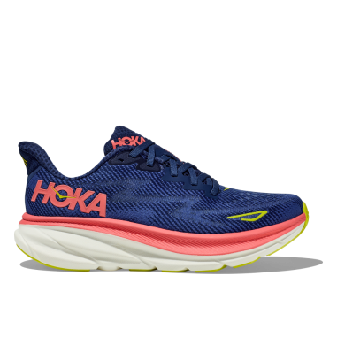Chaussures Running HOKA Femme CLIFTON 9 Bleu / Rose PE 2024