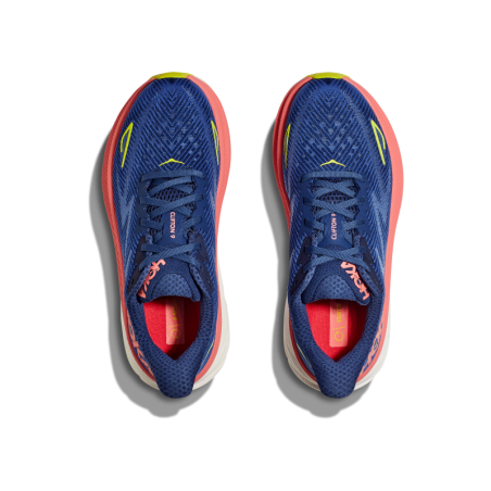 Chaussures Running HOKA Femme CLIFTON 9 Bleu / Rose PE 2024