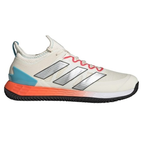 Chaussures ADIDAS Homme ADIZERO UBERSONIC 4 Terre Battue Blanc / Bleu PE 2023