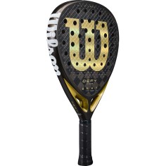 Raquette Padel WILSON DEFY PRO V1 Noir / Doré (370g) 2025 2