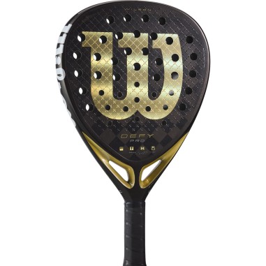 Raquette Padel WILSON DEFY PRO V1 Noir / Doré...