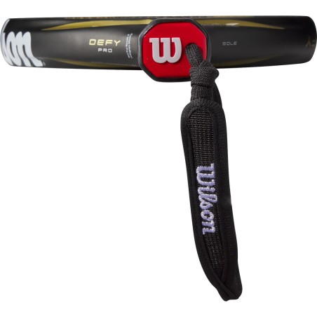 Raquette Padel WILSON DEFY PRO V1 Noir / Doré (370g) 2025
