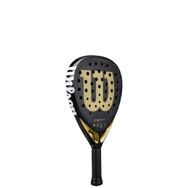 Raquette Padel WILSON DEFY V1 Noir / Doré...