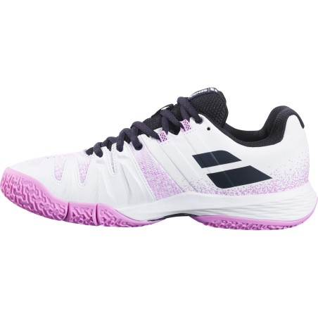 Chaussures Padel BABOLAT Femme SENSA Blanc / Rose PE 2025