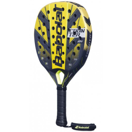Raquette Padel BABOLAT COUNTER VIPER Jaune / Noir (365 g) 2024