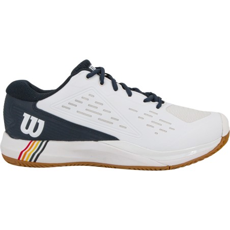 Chaussures WILSON Homme RUSH PRO ACE Roland Garros Terre Battue Blanc PE 2025