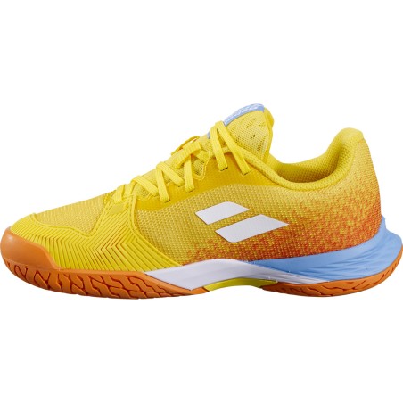 Chaussures BABOLAT Junior Garçon JET MACH 3 Jaune / Orange PE 2025