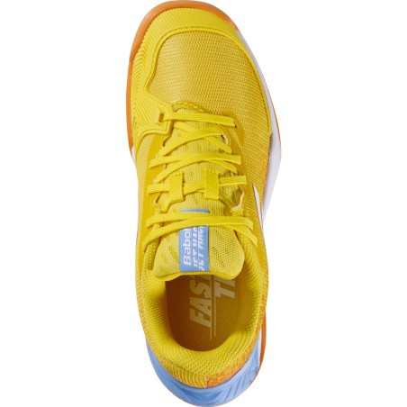Chaussures BABOLAT Junior Garçon JET MACH 3 Jaune / Orange PE 2025