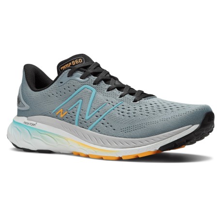 Chaussures Running NEW BALANCE Homme 860 V13 Bleu / Gris / Orange PE 2023