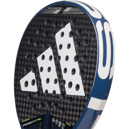 Raquette Padel ADIDAS CROSS IT CARBON CTRL (370g) Bleu / Blanc / Noir 2025