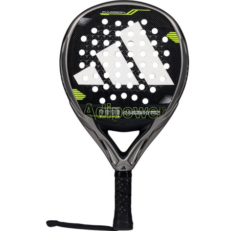 Raquette Padel ADIDAS ADIPOWER CARBON CTRL Gris / Noir / Jaune (360 g) 2025