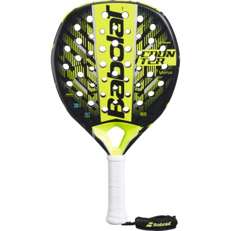 Raquette Padel BABOLAT COUNTER VERTUO Jaune / Noir (350 g) 2025