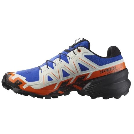 Chaussures Running SALOMON Homme SPEEDCROSS 6 Bleu / Beige / Orange PE 2023 