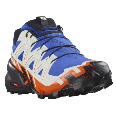 Chaussures Running SALOMON Homme SPEEDCROSS 6 Bleu / Beige / Orange PE 2023 