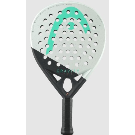 Raquette Padel HEAD GRAVITY PRO (365 g) Noir / Blanc / Vert 2024