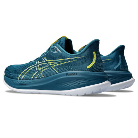 Chaussures Running ASICS Homme GEL-CUMULUS 26 Bleu/ Vert PE 2024