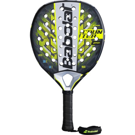 Raquette Padel BABOLAT COUNTER VERON Jaune / Noir / Gris (365 g) 2025