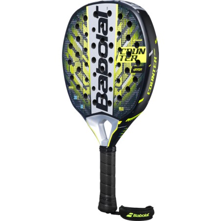 Raquette Padel BABOLAT COUNTER VERON Jaune / Noir / Gris (365 g) 2025