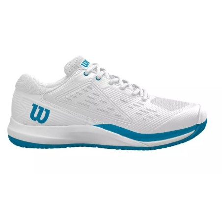 Chaussures WILSON Homme RUSH PRO ACE OZ Toutes Surfaces Blanc Bleu PE 2025