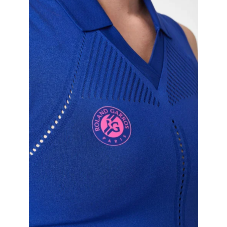 Débardeur LACOSTE Femme SPORT SLIM FIT ROLAND GARROS Bleu Indigo PE 2025