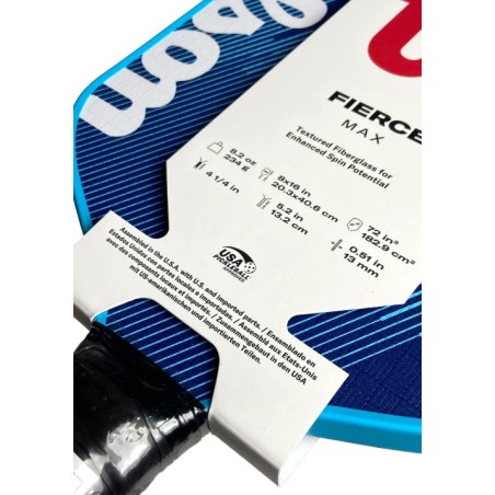 Raquette Pickleball HEAD Attitude CORE (230g) Noir / Bleu PE 2025