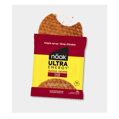 Gaufrettes ENERGETIQUE NAAK ULTRA ENERGY Sirop d'Erable 140 Cal 30 g 2024
