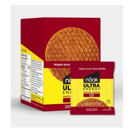 Gaufrettes ENERGETIQUE NAAK ULTRA ENERGY Sirop d'Erable 140 Cal 30 g 2024