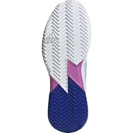 Chaussures ADIDAS Homme ADIZERO UBERSONIC Toutes Surfaces Blanc / Bleu AH 2024