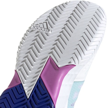 Chaussures ADIDAS Homme ADIZERO UBERSONIC Toutes Surfaces Blanc / Bleu AH 2024