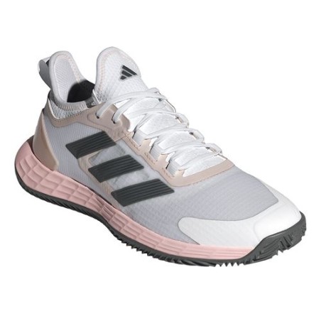 Chaussures ADIDAS Femme ADIZERO UBERSONIC 4 Terre Battue Blanc / Rose