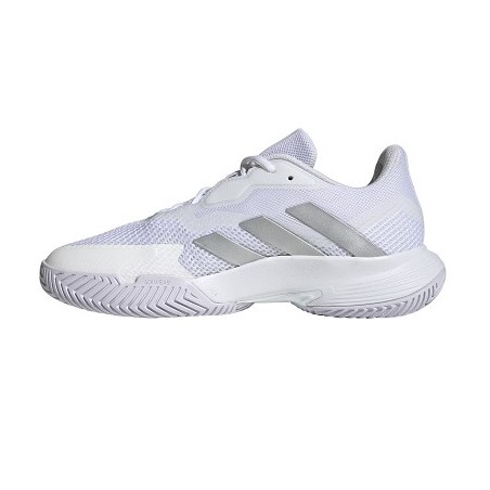 Chaussures ADIDAS Femme COURTJAM CONTROL Blanche / Grise 2023