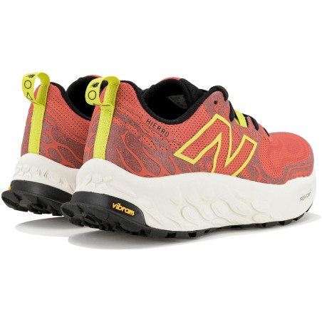 Chaussures Running NEW BALANCE Femme FRESH FOAM HIERRO V8 Rouge / Jaune PE 2024