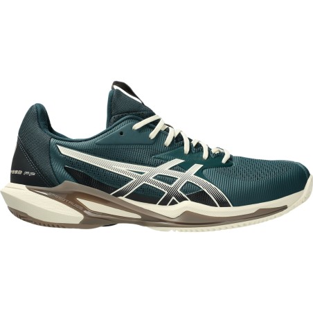 Chaussures ASICS Homme SOLUTION SPEED FF 3 Terre Battue Vert / Beige PE 2025