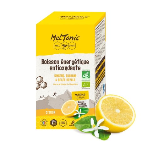 Boissons ENERGETIQUE ANTIOXYDANTE MELTONIC Citron /Ginseng 6 sticks 210gr 2023