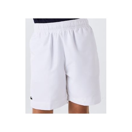 Short LACOSTE SPORT Garçon Blanc PE 2023