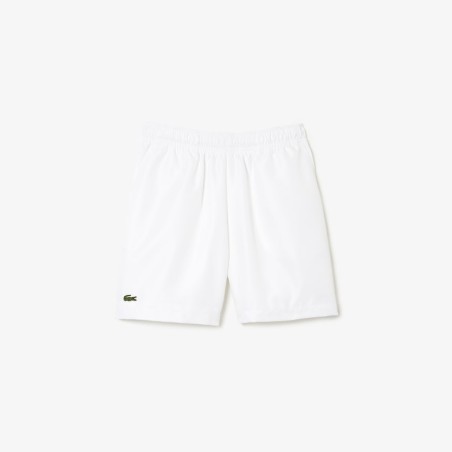 Short LACOSTE SPORT Garçon Blanc PE 2023