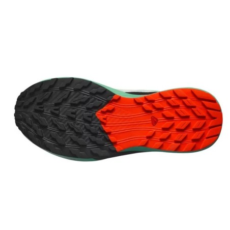 Chaussures Running SALOMON Femme SENSE RIDE 5 Turquoise / Noir / Rouge AH 2024